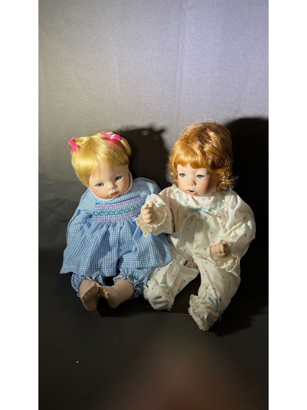 Porcelain Baby Dolls With Curly Hair & Charming Outfits (2)